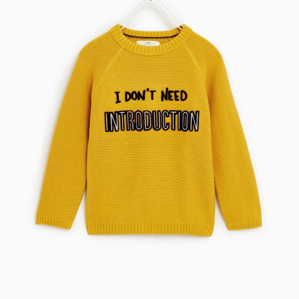 Knit sweater